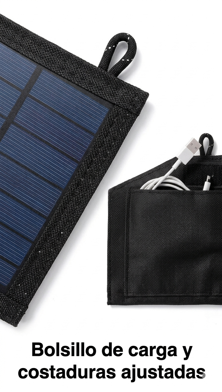 Panel solar plegable