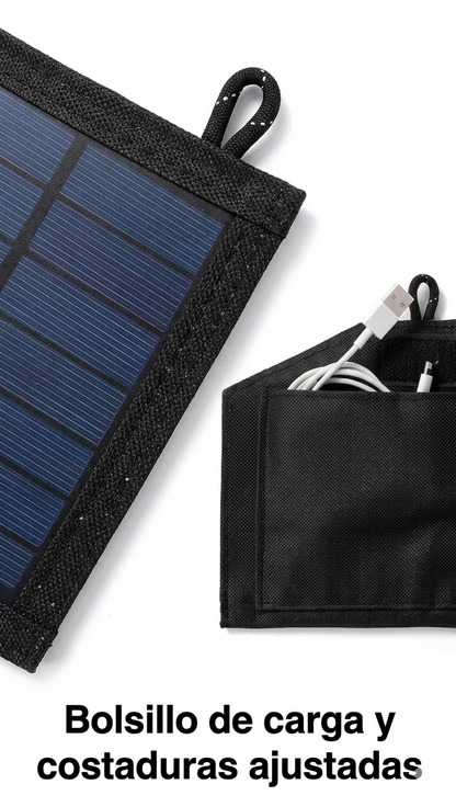 Panel solar plegable